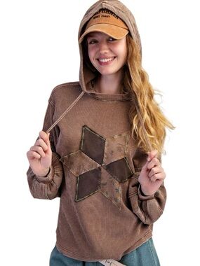 106:  EASEL NWT HOODIE MOCHA (H20)